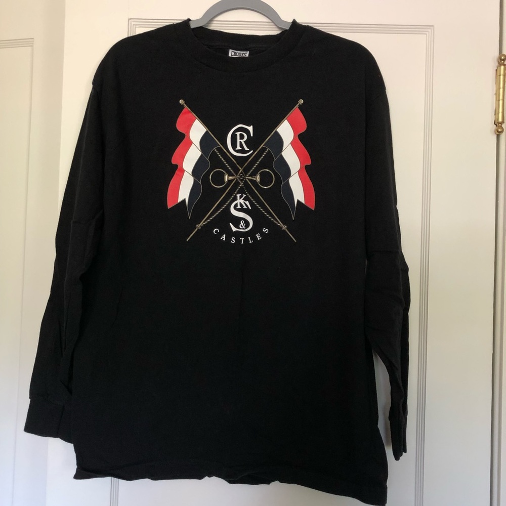Crooks & Castles graphic long sleeve tee